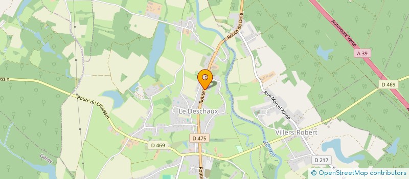 localisation de l'entreprise ACTION POUR LE DEVELOPPEMENT ET LA DEFENSE DES DROITS HUMAINS EN COLOMBIE  LE DESCHAUX