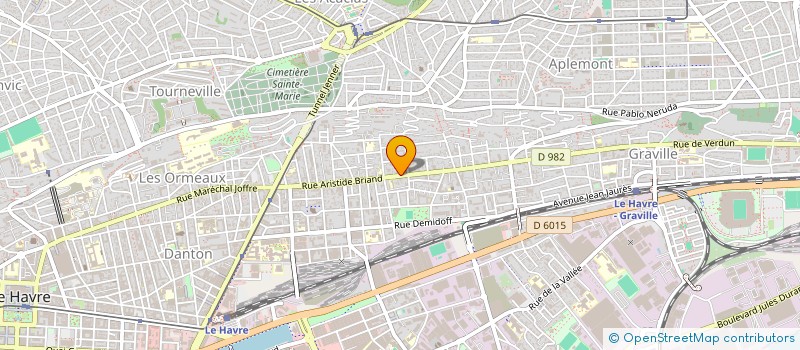 localisation de l'entreprise ACTION POUR LE SOUTIEN AUX VEUVES ORPHELINS ET PERSONNES AGEES  LE HAVRE