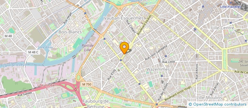 localisation de l'entreprise ACTION POUR UNE CONDUITE ET UN DEVELOPPEMENT ROUTIER à LILLE