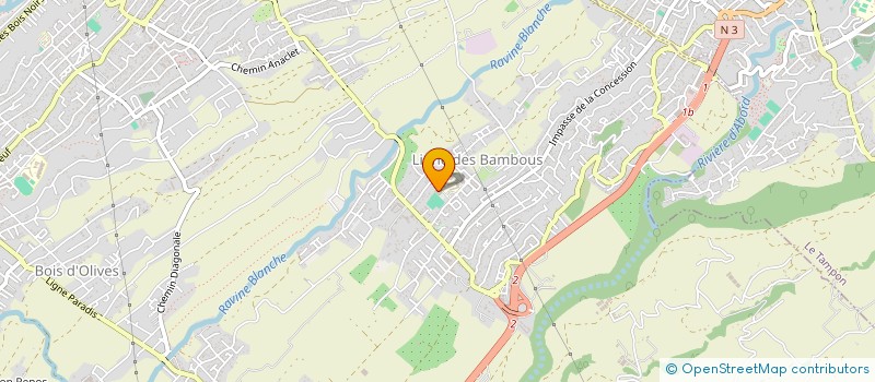 localisation de l'entreprise ACTION PREV OI à SAINT-PIERRE