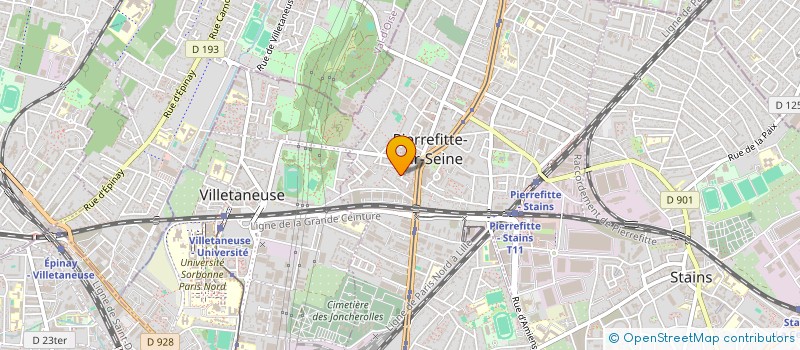 localisation de l'entreprise ACTION PREVENTION à PIERREFITTE-SUR-SEINE