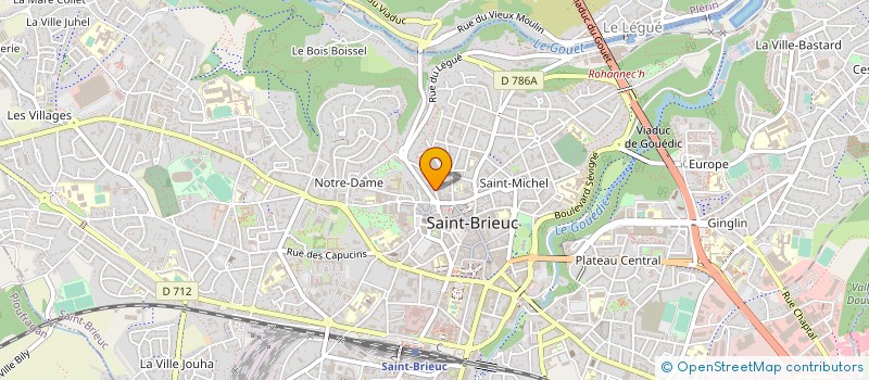 localisation de l'entreprise ACTION PREVENTION DE RUE JEUNES ADULTES à SAINT-BRIEUC