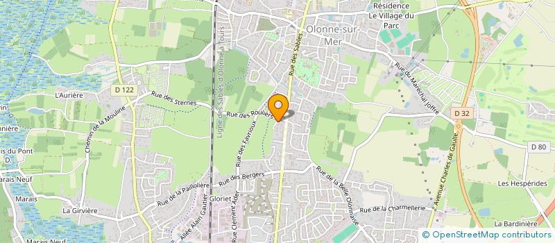 localisation de l'entreprise ACTION PREVENTION SANTE SECOURISME FORMATION à LES SABLES D'OLONNE