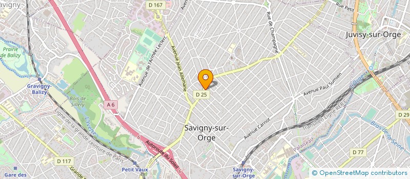 localisation de l'entreprise ACTION PREVENTIVE à SAVIGNY-SUR-ORGE