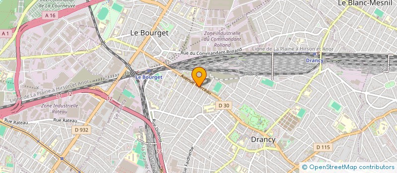 localisation de l'entreprise ACTION PRO BAT à DRANCY