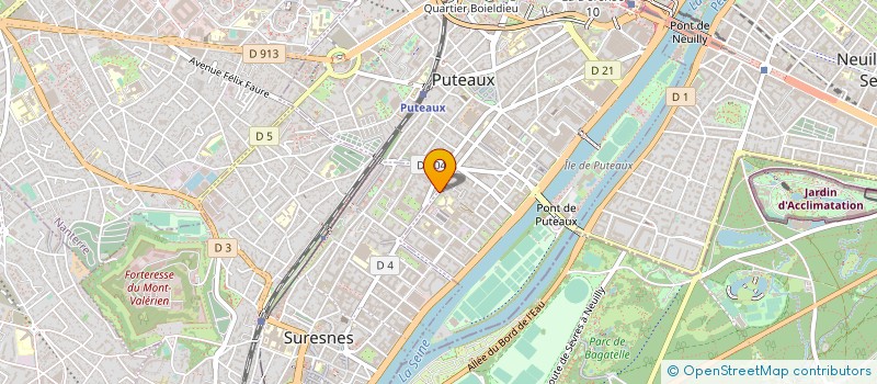 localisation de l'entreprise ACTION PROMOTION INDUSTRIE CONSEIL à SURESNES