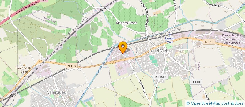 localisation de l'entreprise ACTION PROPRETE à LUNEL-VIEL