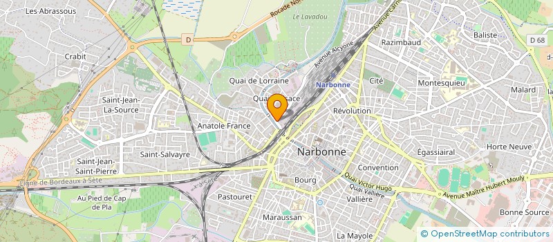 localisation de l'entreprise ACTION PROPRETE  SALLELES-D'AUDE