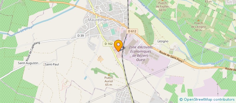 localisation de l'entreprise ACTION PROPRETE SERVICES à MAUREILHAN