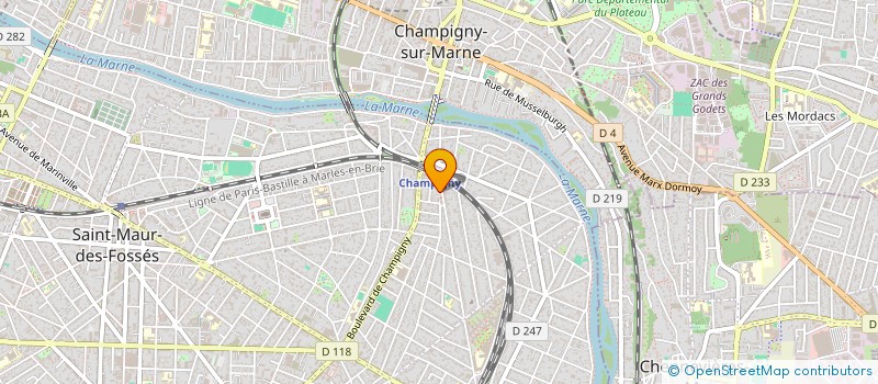 localisation de l'entreprise ACTION PROTECTION RAPPROCHEE INTERNATION  SAINT-MAUR-DES-FOSSES