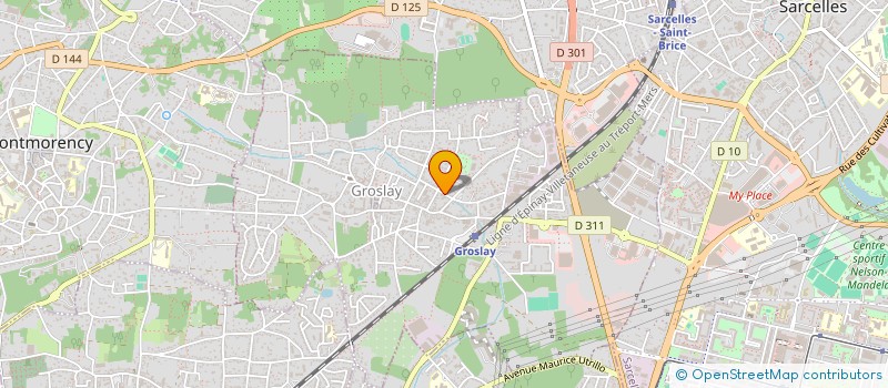 localisation de l'entreprise ACTION PUB à GROSLAY