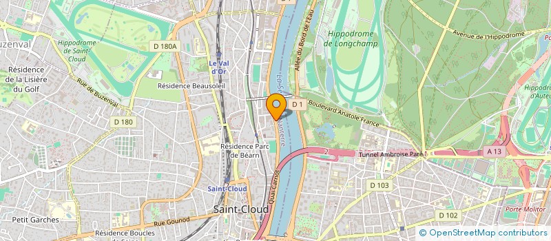 localisation de l'entreprise ACTION-PUBLIC à SAINT CLOUD