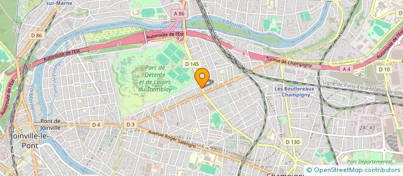 localisation de l'entreprise ACTION RAPIDE SECURITE à CHAMPIGNY-SUR-MARNE