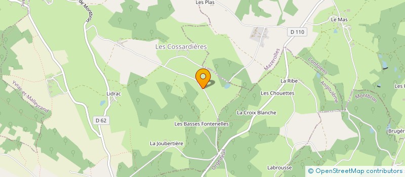 localisation de l'entreprise ACTION RENCONTRE ET PROMOTION DE L'EXPRESSION ARTISTIQUE à YVRAC-ET-MALLEYRAND
