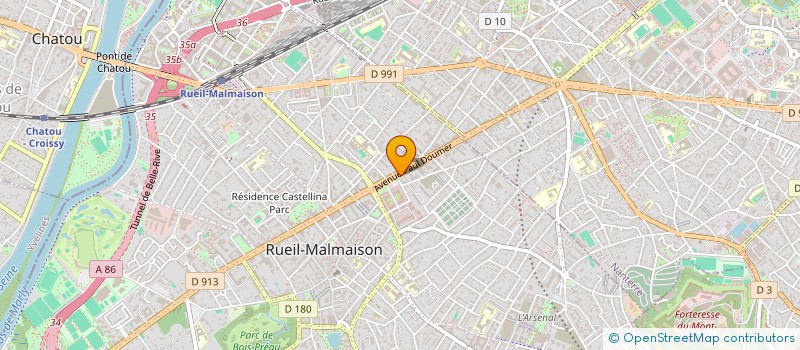 localisation de l'entreprise ACTION RENOV à RUEIL-MALMAISON