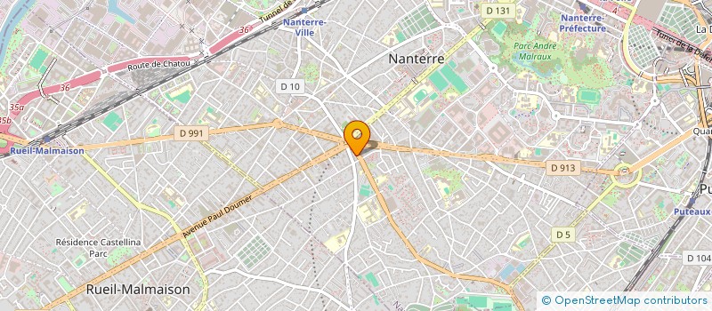 localisation de l'entreprise ACTION RENOV à NANTERRE