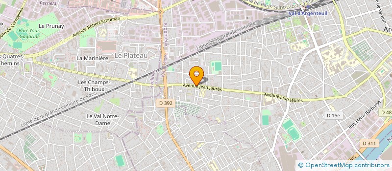 localisation de l'entreprise ACTION RENOV BAT  ARGENTEUIL