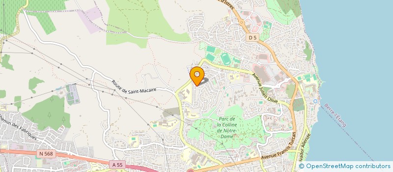 localisation de l'entreprise ACTION RENOVATION  MARTIGUES