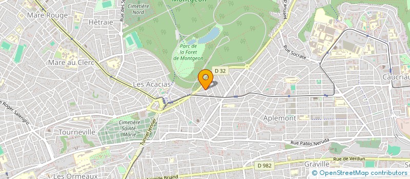 localisation de l'entreprise ACTION RENOVATION à LE HAVRE