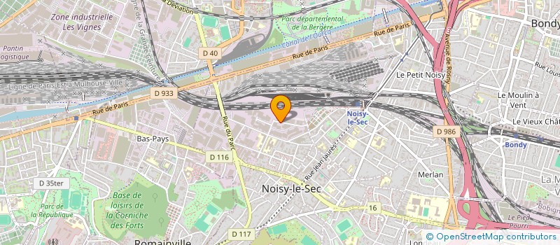 localisation de l'entreprise ACTION RENOVATION TRAVAUX à NOISY-LE-SEC
