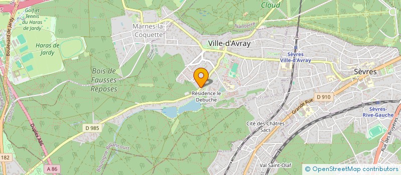 localisation de l'entreprise ACTION SANTE à VILLE-D'AVRAY