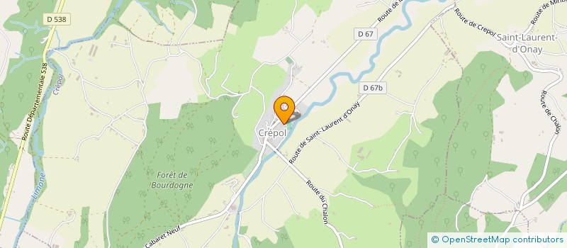 localisation de l'entreprise ACTION SANTE HAUTE HERBASSE  CREPOL