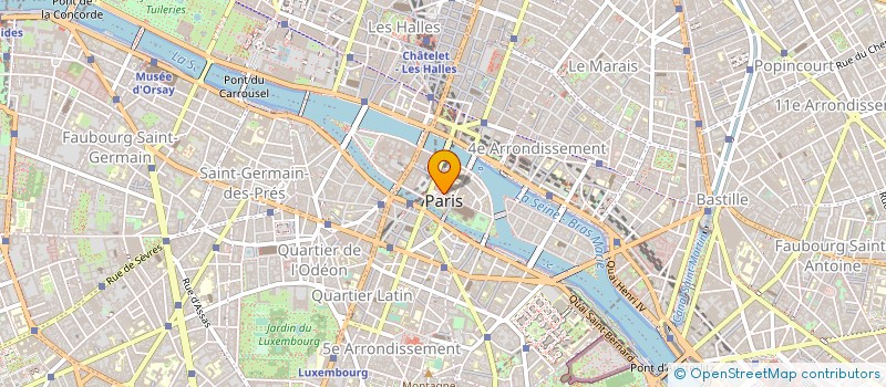 localisation de l'entreprise ACTION SANTE JEUNES  PARIS 4