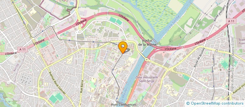 localisation de l'entreprise ACTION SANTE SOLIDAIRE à ANGERS