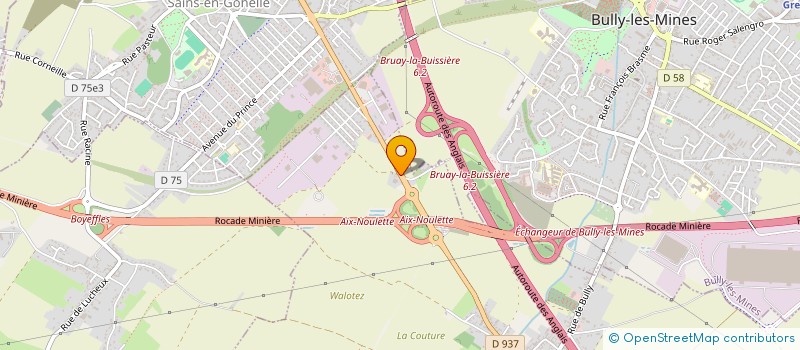 localisation de l'entreprise ACTION SANTE TRAVAIL  AIX-NOULETTE