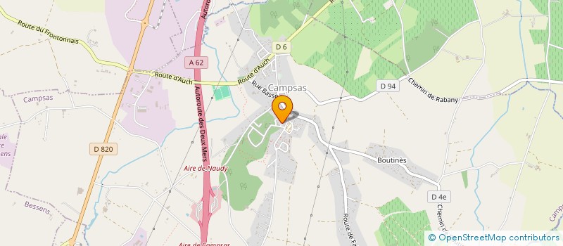 localisation de l'entreprise ACTION SECONDE MAIN  CAMPSAS