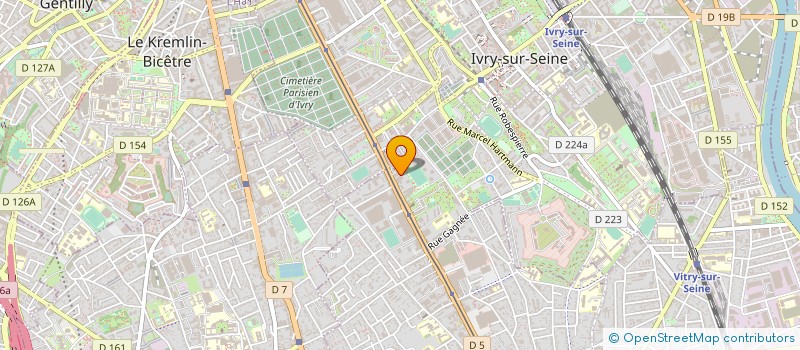 localisation de l'entreprise ACTION SECURITE à IVRY-SUR-SEINE
