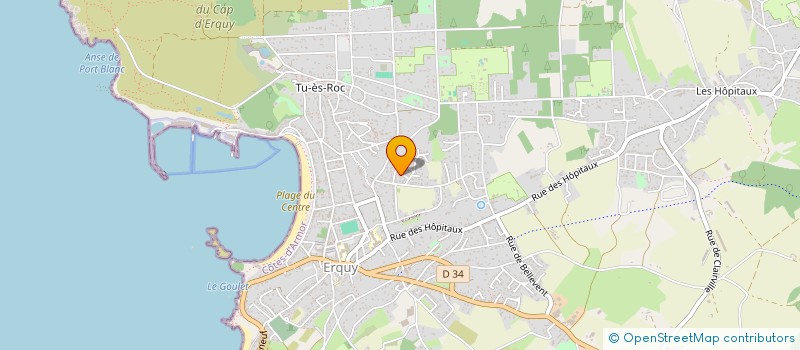 localisation de l'entreprise ACTION SECURITE AGENCY à ERQUY
