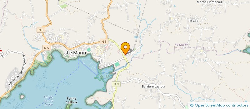 localisation de l'entreprise ACTION SECURITE ET CONSEILS 972 à LE MARIN