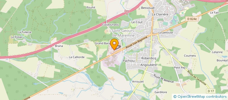 localisation de l'entreprise ACTION SECURITE INCENDIE à ANGOUME