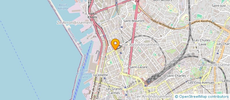 localisation de l'entreprise ACTION SECURITE PLUS à MARSEILLE