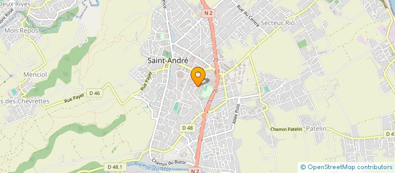 localisation de l'entreprise ACTION SECURITE ROUTIERE NOURBY FORMATION à SAINT-ANDRE
