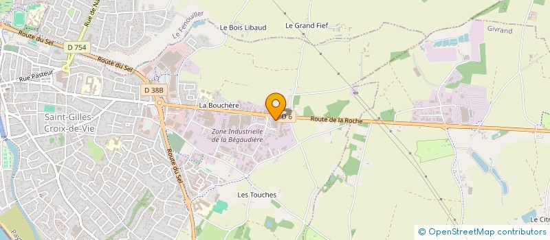 localisation de l'entreprise ACTION SERV'DOM à SAINT-GILLES-CROIX-DE-VIE
