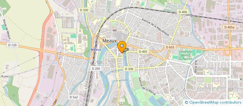 localisation de l'entreprise ACTION SERVICE à MEAUX
