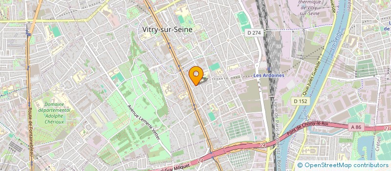 localisation de l'entreprise ACTION SERVICE EMBALLAGE à VITRY-SUR-SEINE