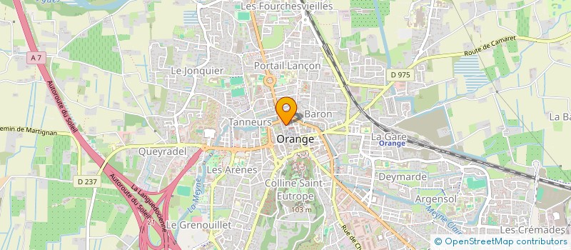 localisation de l'entreprise ACTION SERVICE MAITRISE à ORANGE