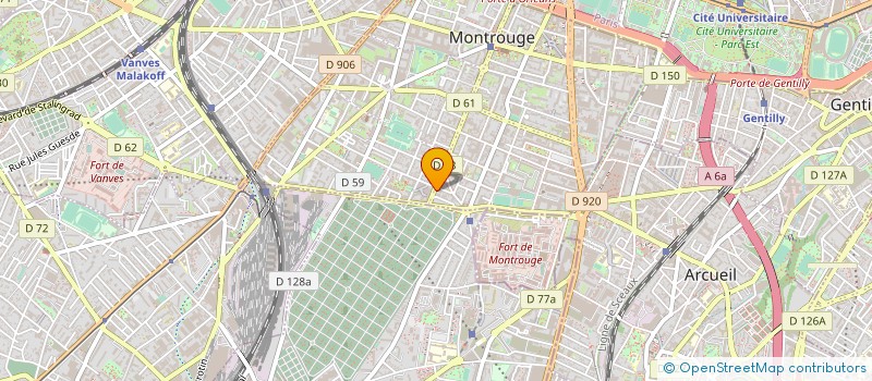 localisation de l'entreprise ACTION SERVICE POSE à MONTROUGE