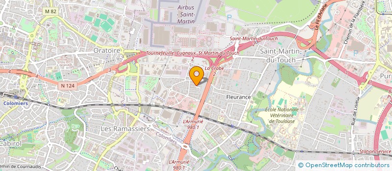 localisation de l'entreprise ACTION SERVICE PROPRETE à TOULOUSE