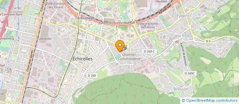 localisation de l'entreprise ACTION SERVICE SYSTEME à ECHIROLLES