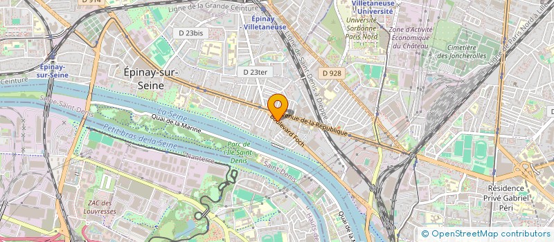 localisation de l'entreprise ACTION SERVICES à EPINAY-SUR-SEINE