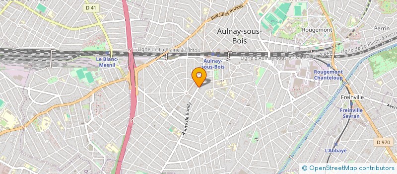 localisation de l'entreprise ACTION SERVICES EXPRESS à AULNAY-SOUS-BOIS