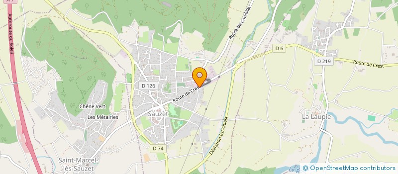 localisation de l'entreprise ACTION SHOPPERS  SAUZET