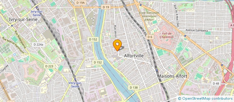 localisation de l'entreprise ACTION SIDA à ALFORTVILLE