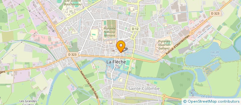 localisation de l'entreprise ACTION SOCIALE CULTURELLE INTERGENERATIONNELLE à LA FLECHE