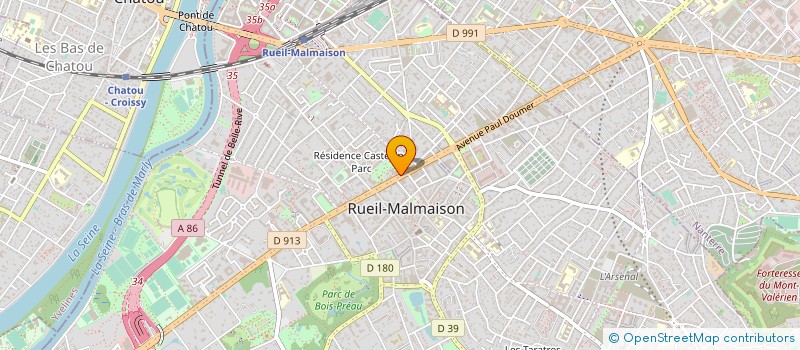 localisation de l'entreprise ACTION SOCIALE FEMININE ASFRM à RUEIL-MALMAISON