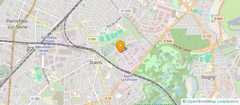 localisation de l'entreprise ACTION SOCIALE MAZONE  PANTIN